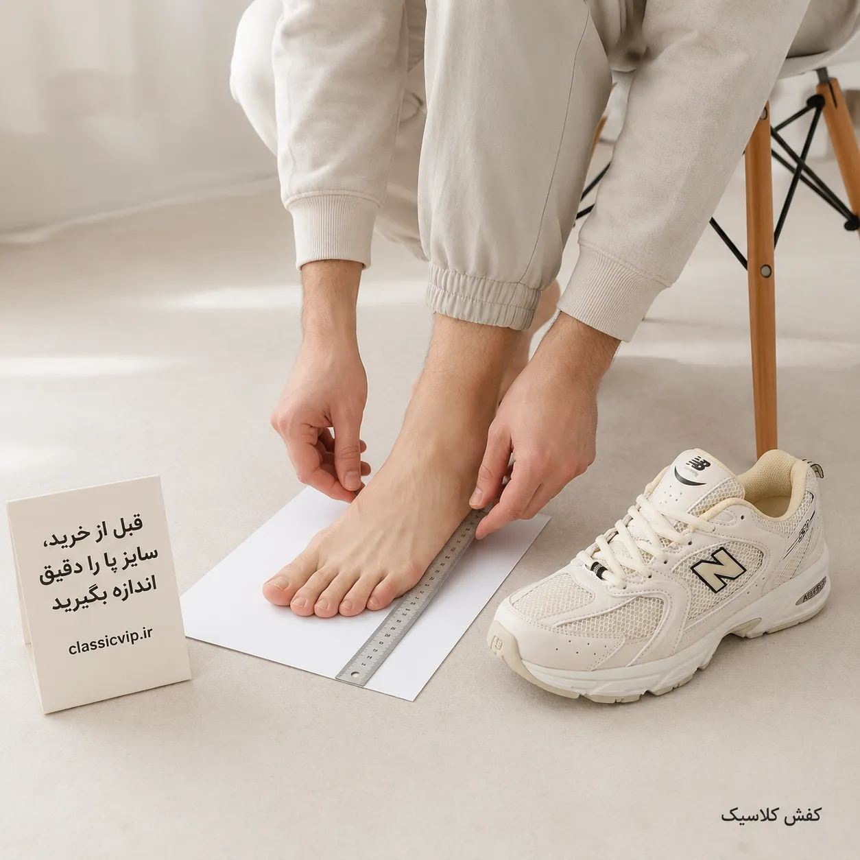 انتخاب سایز مناسب