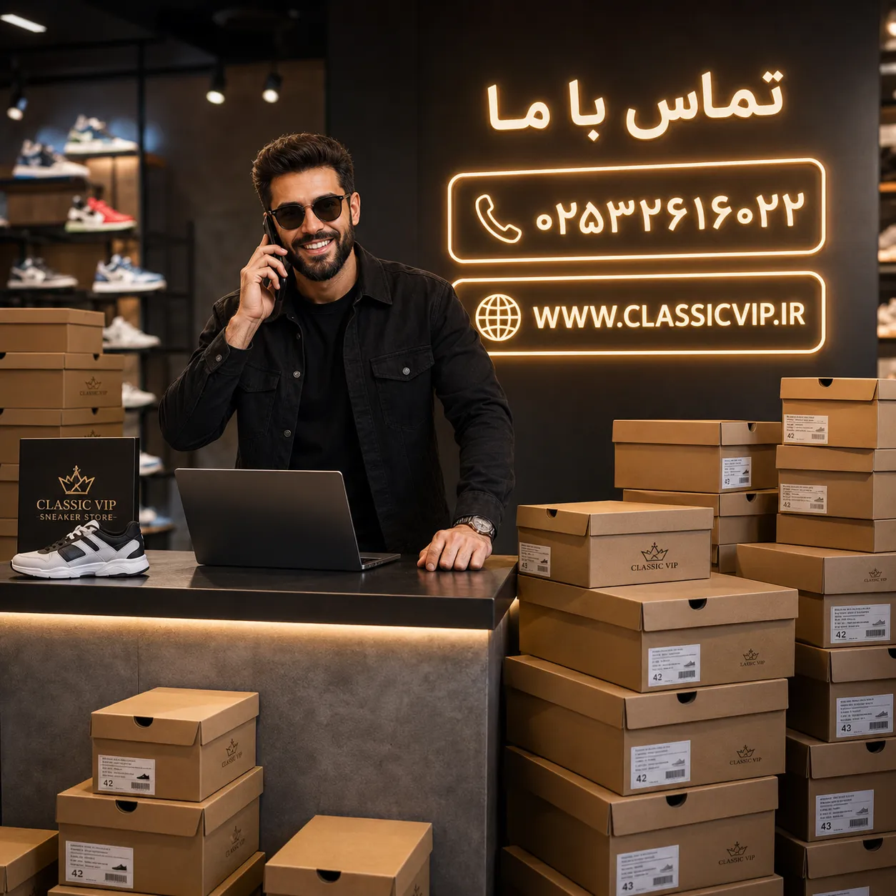 کفش کلاسیک - تماس با ما